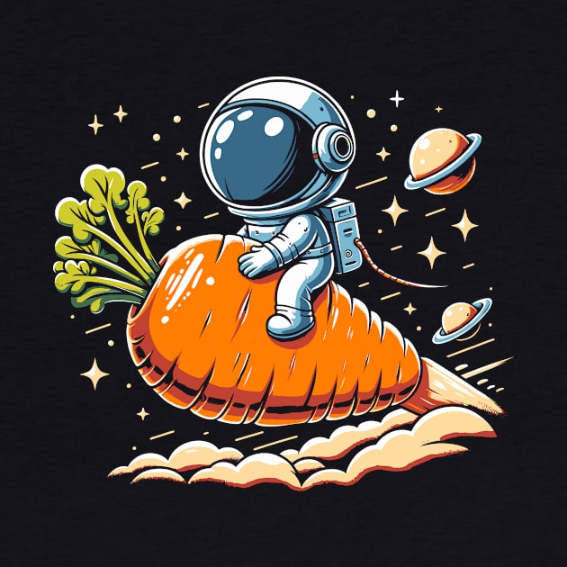 Space Carrot Ride - Embrace the Veggie Wave by Xeire